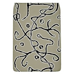 Sketchy Abstract Artistic Print Design Removable Flap Cover (l) by dflcprintsclothing