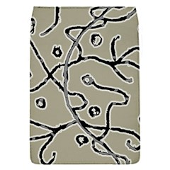 Sketchy Abstract Artistic Print Design Removable Flap Cover (s)