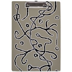 Sketchy Abstract Artistic Print Design A4 Acrylic Clipboard by dflcprintsclothing