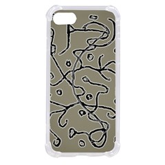 Sketchy Abstract Artistic Print Design Iphone Se by dflcprintsclothing