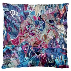 Three Layers Blend Module 1-5 Liquify Large Cushion Case (one Side) by kaleidomarblingart