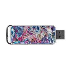 Three Layers Blend Module 1-5 Liquify Portable Usb Flash (two Sides) by kaleidomarblingart