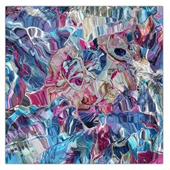 Three Layers Blend Module 1-5 Liquify Square Satin Scarf (36  X 36 ) by kaleidomarblingart