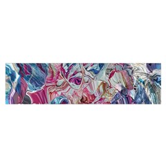 Three Layers Blend Module 1-5 Liquify Oblong Satin Scarf (16  X 60 ) by kaleidomarblingart