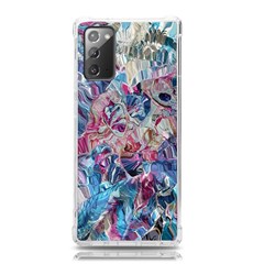 Three Layers Blend Module 1-5 Liquify Samsung Galaxy Note 20 Tpu Uv Case by kaleidomarblingart