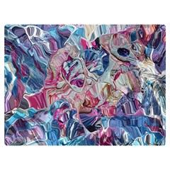 Three Layers Blend Module 1-5 Liquify Two Sides Premium Plush Fleece Blanket (baby Size) by kaleidomarblingart