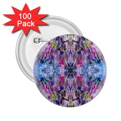 Abstract Kaleidoscope 2 25  Buttons (100 Pack)  by kaleidomarblingart