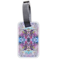 Abstract Kaleidoscope Luggage Tag (two Sides) by kaleidomarblingart