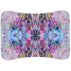 Abstract Kaleidoscope Velour Seat Head Rest Cushion by kaleidomarblingart