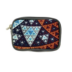 Fractal Triangle Geometric Abstract Pattern Coin Purse by Cemarart