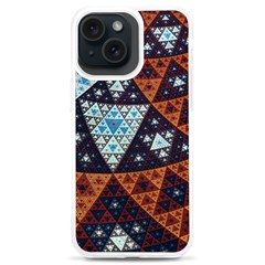 Fractal Triangle Geometric Abstract Pattern Iphone 15 Plus Tpu Uv Print Case