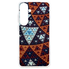 Fractal Triangle Geometric Abstract Pattern Samsung Galaxy S24 Ultra 6 9 Inch Tpu Uv Case