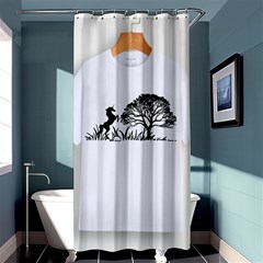 20240506 111024 0000 Shower Curtain 36  X 72  (stall)  by Safin