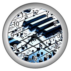 B6313536-100c-4899-8d14-ee9bb1cc53bc Wall Clock (silver) by RiverRootsReggae