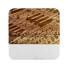 B6313536-100c-4899-8d14-ee9bb1cc53bc Marble Wood Coaster (square)