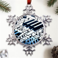 B6313536-100c-4899-8d14-ee9bb1cc53bc Metal Large Snowflake Ornament by RiverRootsReggae