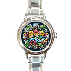 Aae24150-0412-4269-b61e-3879f8d676ed Round Italian Charm Watch