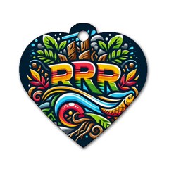 Aae24150-0412-4269-b61e-3879f8d676ed Dog Tag Heart (two Sides) by RiverRootsReggae