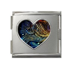 Ab3125ec-876f-4866-ac2b-4a9e761bf819 Mega Link Heart Italian Charm (18mm)