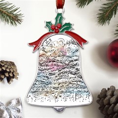 Fdc1ba90-b7a1-46db-989f-259aaa63b01a Metal Holly Leaf Bell Ornament by RiverRootsReggae