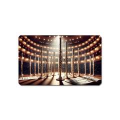 Standing Flutes Magnet (name Card)