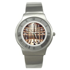 Standing Flutes Stainless Steel Watch by RiverRootsReggae