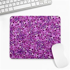 Kawaii Cyborg Cats Motif Random Pattern Large Mousepad by dflcprintsclothing