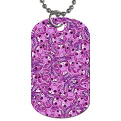 Kawaii Cyborg Cats Motif Random Pattern Dog Tag (one Side)