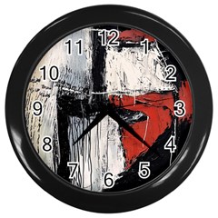 Abstract  Wall Clock (black) by Sobalvarro