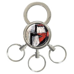 Abstract  3-ring Key Chain by Sobalvarro