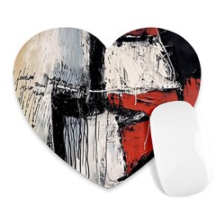 Abstract  Heart Mousepad by Sobalvarro