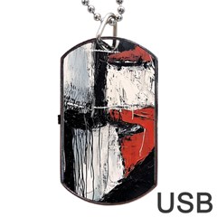 Abstract  Dog Tag Usb Flash (two Sides) by Sobalvarro