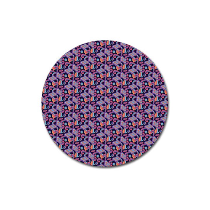 Trippy Cool Pattern Magnet 3  (Round)