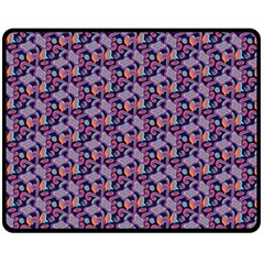 Trippy Cool Pattern Two Sides Fleece Blanket (medium) by designsbymallika