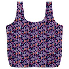 Trippy Cool Pattern Full Print Recycle Bag (xl) by designsbymallika