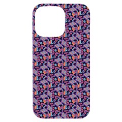 Trippy Cool Pattern Iphone 14 Pro Max Black Uv Print Case by designsbymallika