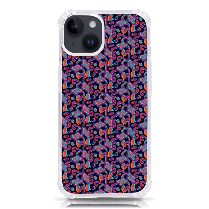 Trippy Cool Pattern iPhone 14 TPU UV Print Case