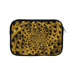 Spiral Symmetry Geometric Pattern Black Backgrond Apple Macbook Pro 15  Zipper Case