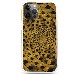 Spiral Symmetry Geometric Pattern Black Backgrond Iphone 12 Pro Max Tpu Uv Print Case by dflcprintsclothing