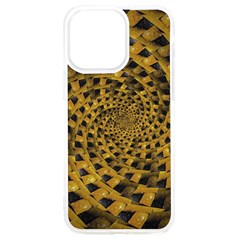 Spiral Symmetry Geometric Pattern Black Backgrond Iphone 15 Pro Max Tpu Uv Print Case