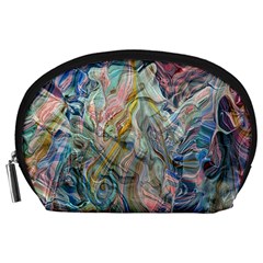 Abstract Flows Accessory Pouch (large)