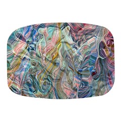 Abstract Flows Mini Square Pill Box by kaleidomarblingart