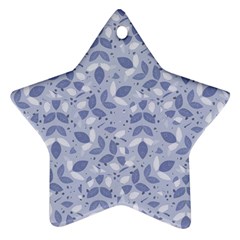 Pastel Botanic Harmony Collage Ornament (star) by dflcprintsclothing