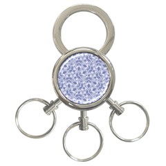 Pastel Botanic Harmony Collage 3-ring Key Chain by dflcprintsclothing