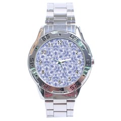 Pastel Botanic Harmony Collage Stainless Steel Analogue Watch