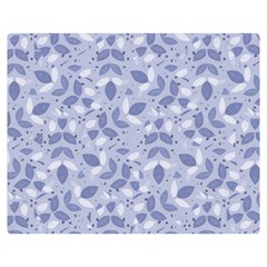 Pastel Botanic Harmony Collage Premium Plush Fleece Blanket (medium)