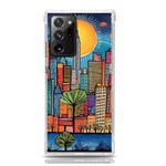 City New York Nyc Skyscraper Skyline Downtown Night Business Urban Travel Landmark Building Architec Samsung Galaxy Note 20 Ultra TPU UV Case Front