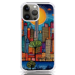 City New York Nyc Skyscraper Skyline Downtown Night Business Urban Travel Landmark Building Architec Iphone 13 Pro Max Tpu Uv Print Case by Posterlux