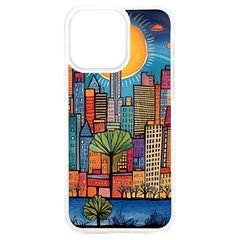 City New York Nyc Skyscraper Skyline Downtown Night Business Urban Travel Landmark Building Architec Iphone 15 Plus Tpu Uv Print Case by Posterlux