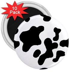 Cow Pattern 3  Magnets (10 Pack) 